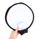 30cm Universal Round Style Flash Folding Soft Box, Without Flash Light Holder(Black + White) - Image 7