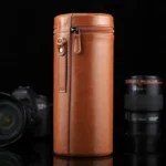 Extra Large Lens Case Zippered PU Leather Pouch Box for DSLR Camera Lens, Size: 24.5*10.5*10.5cm - Image 2