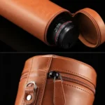 Extra Large Lens Case Zippered PU Leather Pouch Box for DSLR Camera Lens, Size: 24.5*10.5*10.5cm - Image 6