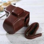Full Body Camera PU Leather Case Bag with Strap for Olympus EPL7 / EPL8 - Image 2