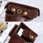 Full Body Camera PU Leather Case Bag with Strap for Olympus EPL7 / EPL8 - Image 7