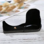 1/4 inch Thread PU Leather Camera Half Case Base for Sony ILCE-5100 / A5100 - Image 2