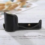 1/4 inch Thread PU Leather Camera Half Case Base for Sony ILCE-5100 / A5100 - Image 3