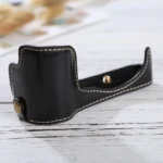 1/4 inch Thread PU Leather Camera Half Case Base for Sony ILCE-5100 / A5100 - Image 5