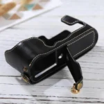1/4 inch Thread PU Leather Camera Half Case Base for FUJIFILM X-E3 - Image 6