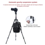 TRIOPO K2508S+B1S Adjustable Portable  Aluminum Alloy Tripod with Ball Head for SLR Camera - Image 5