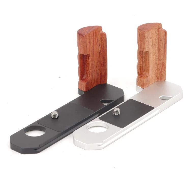 DCA7451_B3.webp Wooden Hand Grip Arca Quick Release Plate Aluminum Alloy Base for Nikon F / FTn / FT2 / FT3 - Image 4