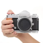 Wooden Hand Grip Arca Quick Release Plate Aluminum Alloy Base for Nikon F / FTn / FT2 / FT3 - Image 5