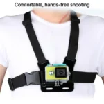 Front Chest Belt Shoulder Strap Mount Holder for GoPro, Insta360, DJI and Other Action Cameras - Image 3