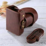Full Body Camera PU Leather Case Bag with Strap for FUJIFILM X-A3 / X-A2/ X-M1 / X-A10 (16-50mm / 18-55mm / XF 35mm Lens) - Image 5