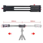 YELANGU YLG0109I 50cm / 100cm (Installs on Tripod) Slide Rail Track for DSLR / SLR Cameras / Video Cameras - Image 7