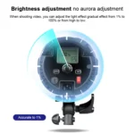 TRIOPO EX-200W Studio Flash Built-in Dissipate Heat System with EX-200III LED Single Light - Image 5