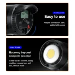 TRIOPO EX-200W Studio Flash Built-in Dissipate Heat System with EX-200III LED Single Light - Image 9