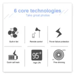 TRIOPO EX-150W Studio Flash Built-in Dissipate Heat System with EX-150III LED Single Light - Image 3