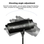 TRIOPO EX-150W Studio Flash Built-in Dissipate Heat System with EX-150III LED Single Light - Image 9