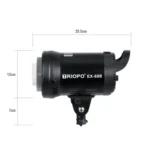 TRIOPO EX-60W Studio Flash Built-in Dissipate Heat System with EX-60III LED Single Light - Image 3