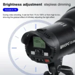 TRIOPO EX-60W Studio Flash Built-in Dissipate Heat System with EX-60III LED Single Light - Image 6