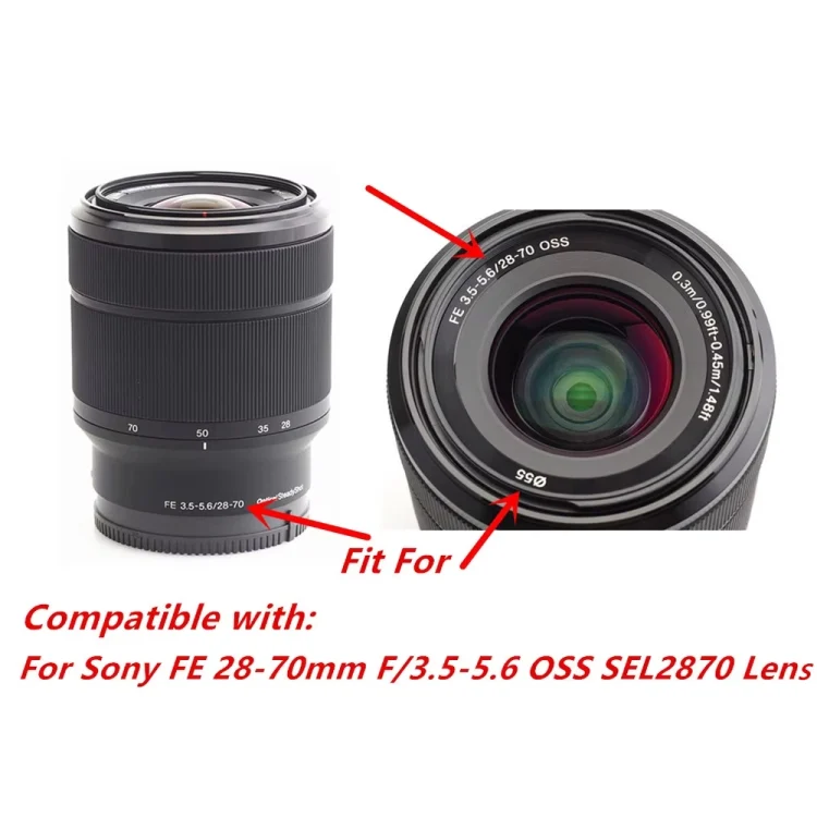 DCA8610_5.webp ALC-SH132 Lens Hood Shade for Sony FE 28-70mm Lens - Image 6