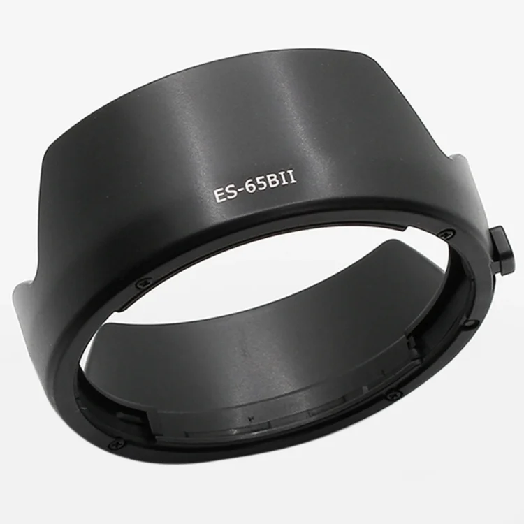DCA8612_1.webp ES-65BII Lens Hood Shade for Canon RF 50mm F1.8 STM Lens - Image 2
