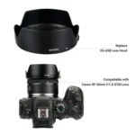 ES-65BII Lens Hood Shade for Canon RF 50mm F1.8 STM Lens - Image 5