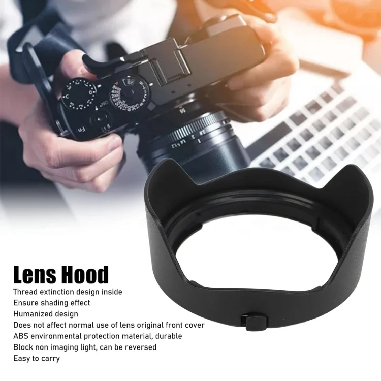 DCA8614_6.webp EW-65B Lens Hood Shade for Canon RF 24mm F1.8 MACRO IS STM, EF 28mm f/2.8 IS USM, EF 24mm f/2.8 IS USM Lens - Image 7