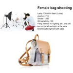 TRIOPO Oubao TTR300W 60x90cm Studio Softbox + 2.8m Tripod Mount + 3x E27 150W Light Bulb Photography Lighting Set - Image 11