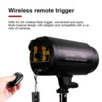 TRIOPO Oubao TTR300W 60x90cm Studio Softbox + 2.8m Tripod Mount + 3x E27 150W Light Bulb Photography Lighting Set - Image 7