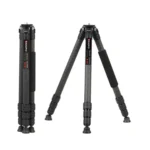 TRIOPO GS2808 Camcorder Photography No Axial Carbon Fiber Tripod Mount Holder with Ball Head, Load: 15KG