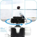 TRIOPO GS2808 Camcorder Photography No Axial Carbon Fiber Tripod Mount Holder with Ball Head, Load: 15KG - Image 10