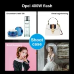 TRIOPO Oubao TTR400W Studio Flash with E27 150W Light Bulb - Image 11