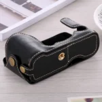 1/4 inch Thread PU Leather Camera Half Case Base for FUJIFILM X-A3 / X-A10 - Image 5