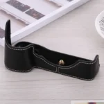 1/4 inch Thread PU Leather Camera Half Case Base for Sony ILCE-A9 / A9 / A7RIII - Image 2