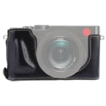 1/4 inch Thread PU Leather Camera Half Case Base for Leica DLUX TYP 109