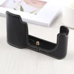 1/4 inch Thread PU Leather Camera Half Case Base for Leica TL (Typ 701) - Image 2