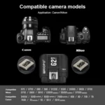 TRIOPO G2 Wireless Flash Trigger 2.4G Receiving / Transmitting Dual Purpose TTL High-speed Trigger for Canon Camera - Image 9