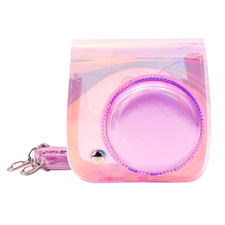 DCA9860_1.webp Transparent Symphony PVC Camera Bag with Shoulder Strap for Fujifilm Instax mini 11 - Image 2