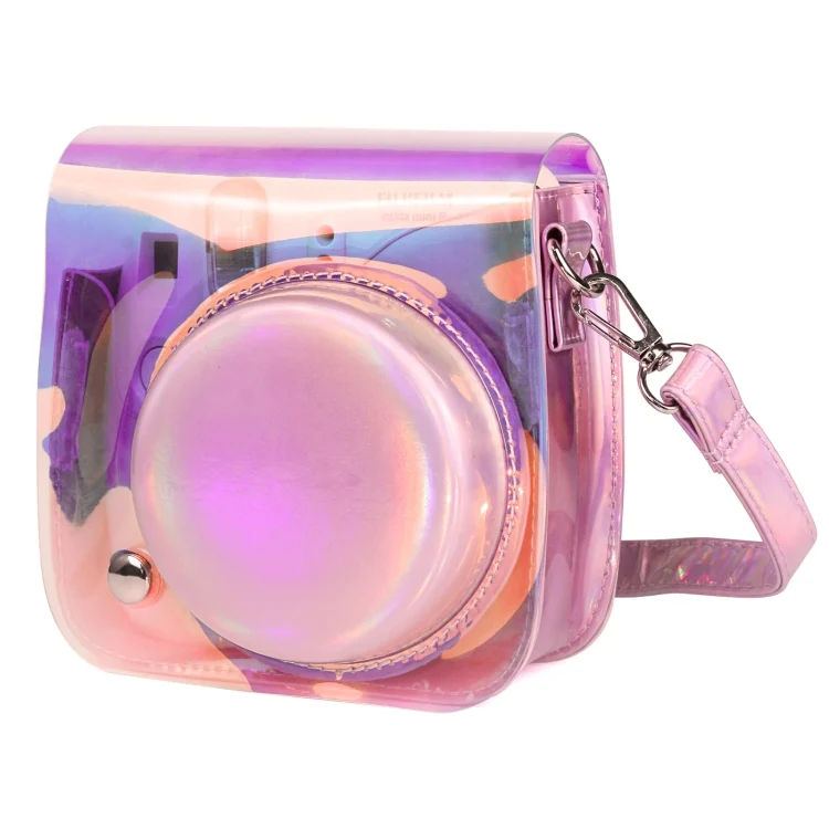 DCA9860_6.webp Transparent Symphony PVC Camera Bag with Shoulder Strap for Fujifilm Instax mini 11 - Image 7