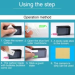 Ultra Clear LCD Screen Protector + Housing Glass Lens Protector Film for Xiaomi Xiaoyi II 4K Camera - Image 5