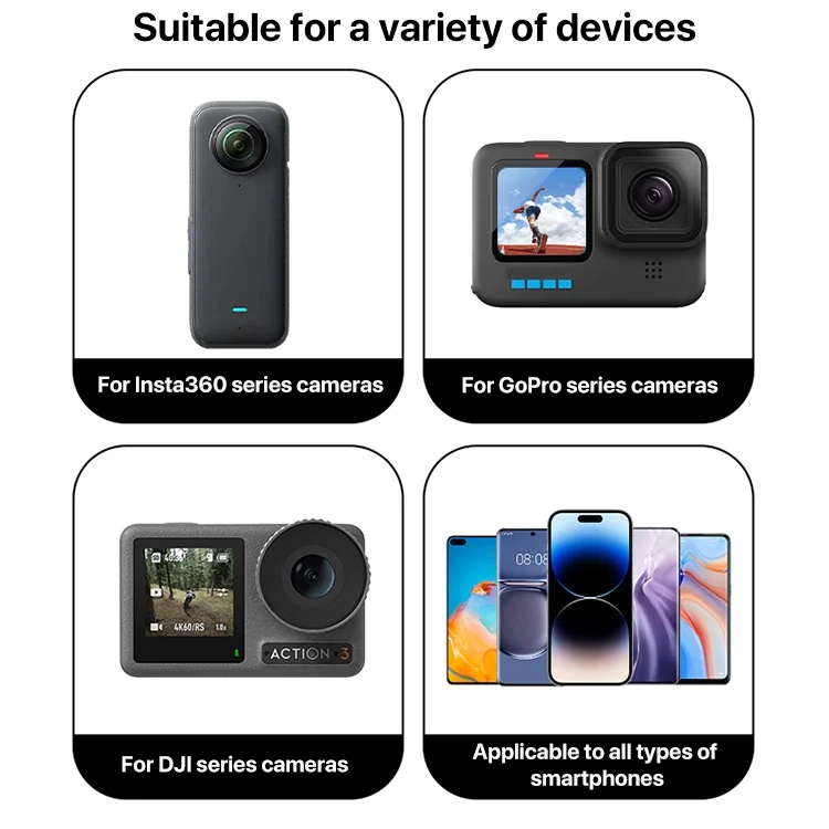 DLP0145B_7.webp Aluminum Extension Arm Grip Extenter for GoPro, Insta360, DJI and Other Action Cameras - Image 8