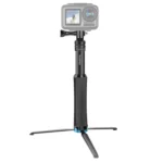 RUIGPRO One-piece Handheld Tripod Selfie Stick Telescopic Monopod Mount for GoPro, Insta360, DJI and Other Action Cameras