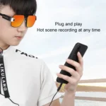 Groudchat JP1DV1 1080P HD Smart Camera Mobile Phone USB Live Camera for Glasses Legs, Built-in Sound-absorbing and Noise-reducing Microphone - Image 6