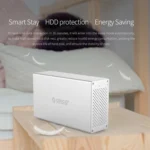 ORICO Honeycomb Series WS200RU3 SATA 3.5 inch USB 3.0 Dual Bays Aluminum Alloy HDD / SSD Enclosure with Raid, The Maximum Support Capacity: 20TB - Image 12