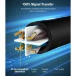 UGREEN NW102 Cat6 RJ45 Household Gigabit Twisted Pair Round Ethernet Cable - Image 5