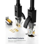 UGREEN NW102 Cat6 RJ45 Household Gigabit Twisted Pair Round Ethernet Cable - Image 6