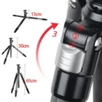 BEXIN W324C G44 Carbon Fiber Tripod Stable Shooting Camera for Video Point Dslr Camera - Image 4