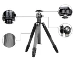 BEXIN W324C M44 Carbon Fiber Tripod Stable Shooting Camera for Video Point Dslr Camera - Image 3