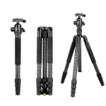 BEXIN W284C H36 Carbon Fiber Professional Photo Tripod for DSLR Camera - Image 2