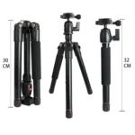 BEXIN MS12 Portable Lightweight Camera Ball Head Tripods Stand for Digital SLR DSLR camera - Image 5