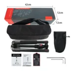 BEXIN MS12 Portable Lightweight Camera Ball Head Tripods Stand for Digital SLR DSLR camera - Image 6