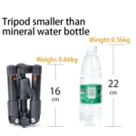 BEXIN MS03 Portable Aluminum Mini Travel Tripods for DSLR Camera Smart Mobile Phone - Image 6